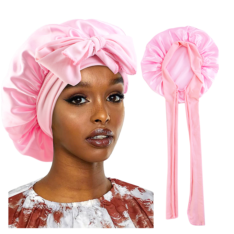 Satin Hair Bonnet - Neue Satin Schlafmütze Für Frauen Feste