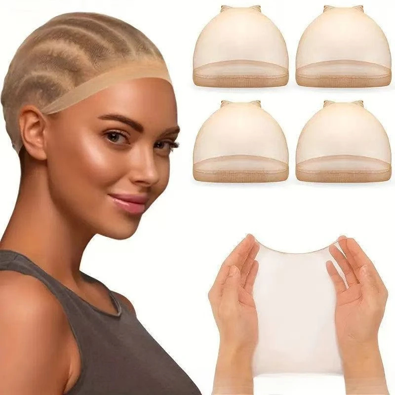 Wig Cap Stocking - Sicherer Sitz Unsichtbare HD-Haarperückenkappe - Weiche