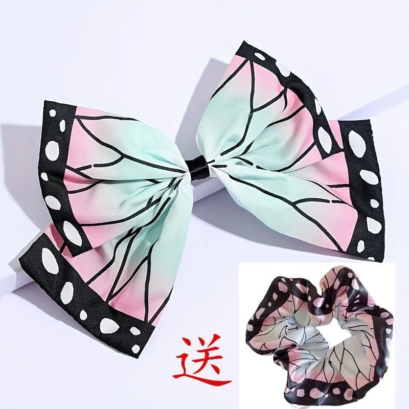 Hair Care Vegan - Anime Cosplay Haarschleifen-Clips Accessoires Shinobu Nezuko