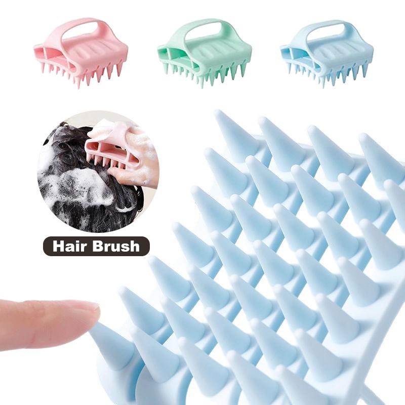 Hair Care Dandruff - Kopfhaut-Massagegerät Shampoo-Bürste Haarwaschbürste Weiche Silikon-Kopfhaut-Massagebürste Haarkamm