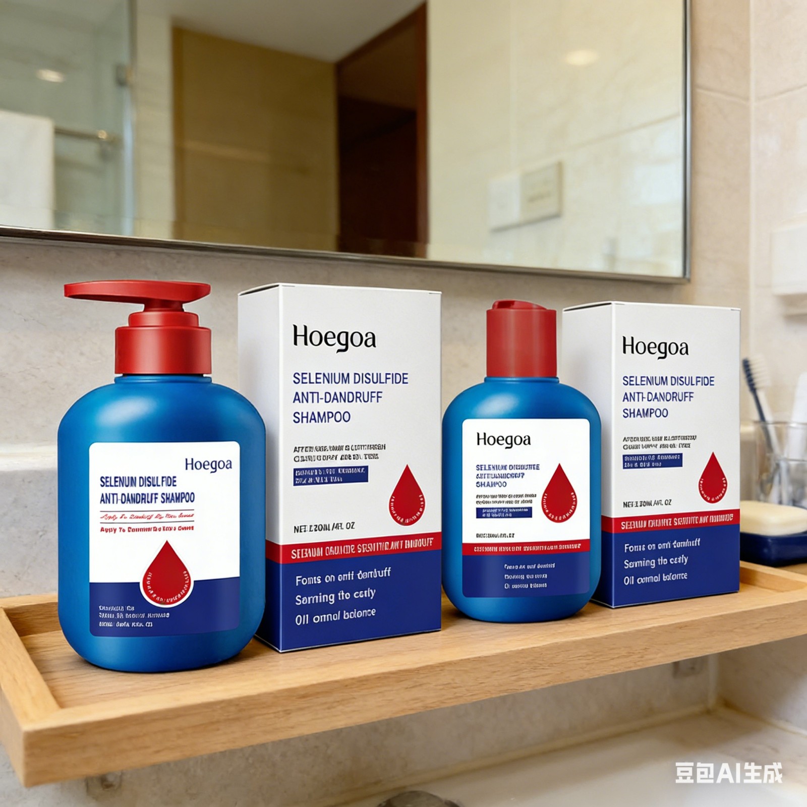 Hair Care Dandruff - Hoegoa Anti-Schuppen-Shampoo Ölkontrolle Feuchtigkeitsspendende Haarreinigung Erfrischende
