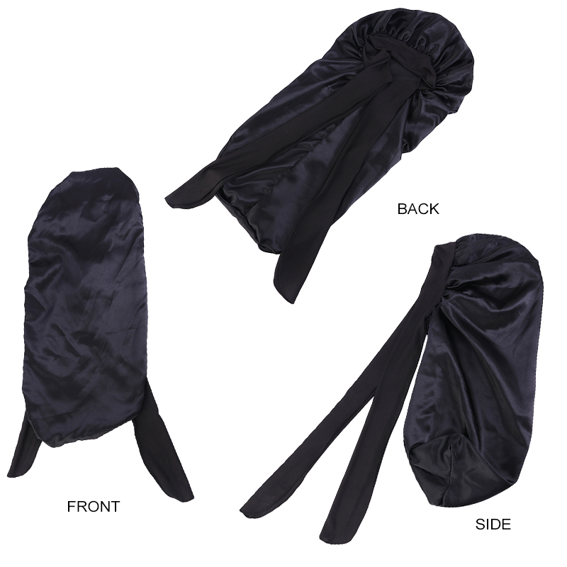 Einfarbige Schleife-Zopf-Mütze – Satin Hair Bonnet Bewertung und Preis