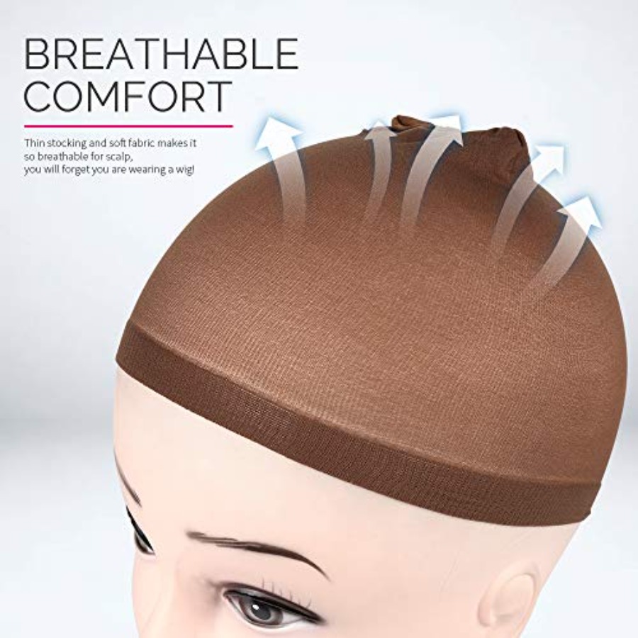 Perückenkappe, 4 Stück, dunkel – Wig Cap Stocking Bewertung und Preis