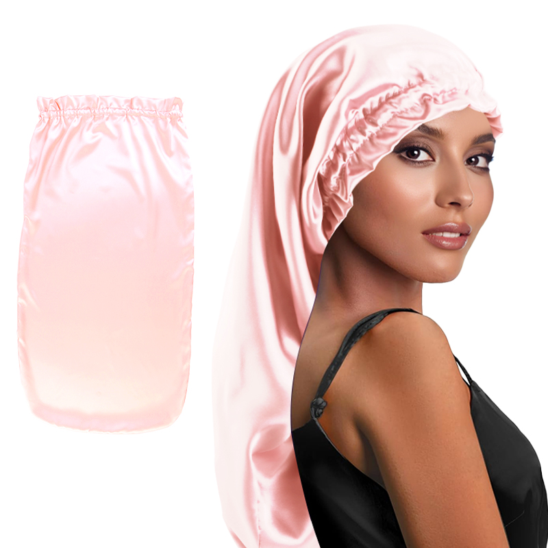 Neue lange Satin-Schlafmütze f – Satin Hair Bonnet Bewertung und Preis