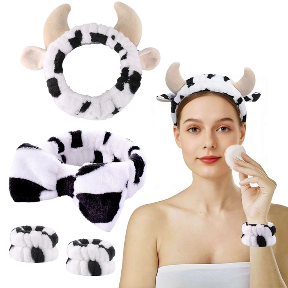 4 Stück 3D-Kuh-Stirnband, supe – Hair Care Set Bewertung und Preis