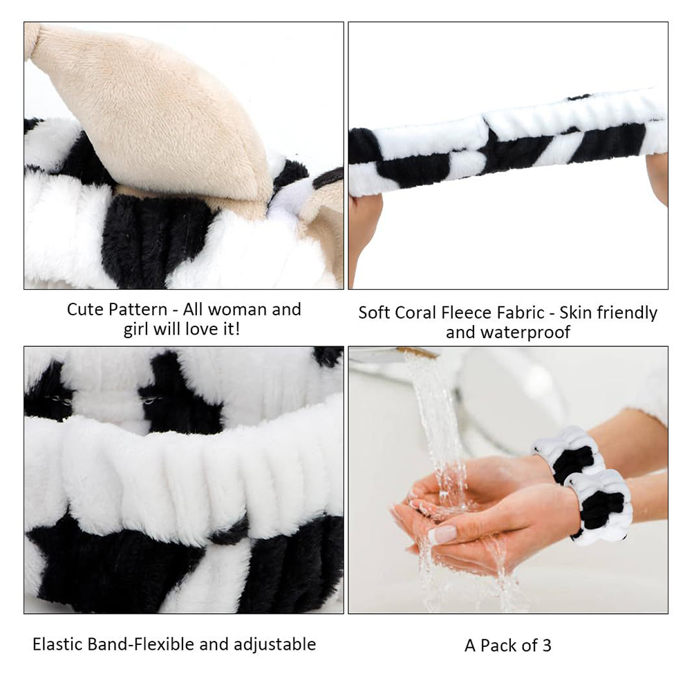 4 Stück 3D-Kuh-Stirnband, supe – Hair Care Set Bewertung und Preis
