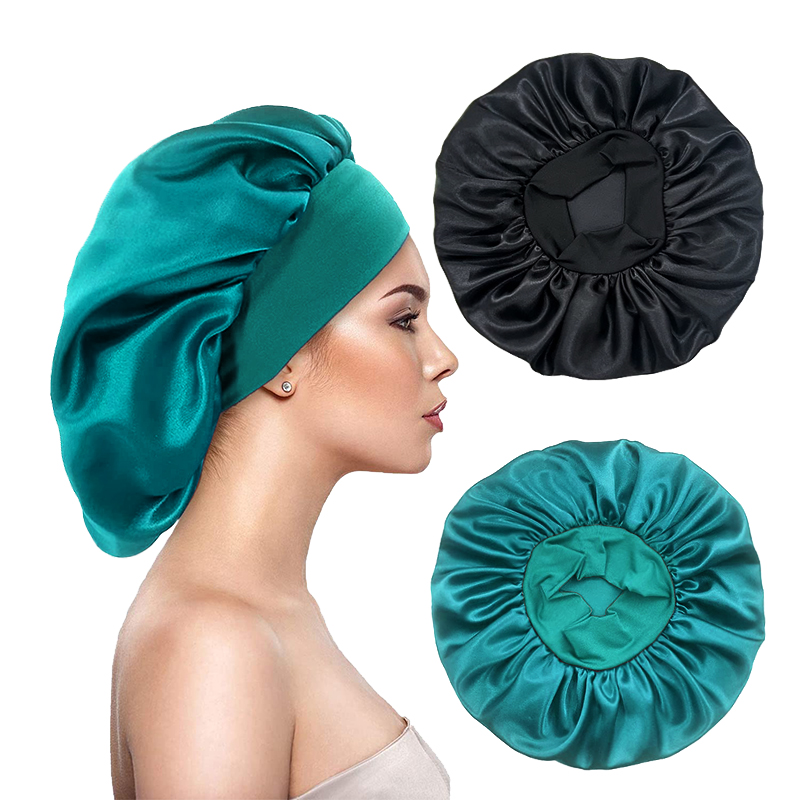 2 TEILE/LOS frauen Satin Solid – Satin Hair Bonnet Bewertung und Preis