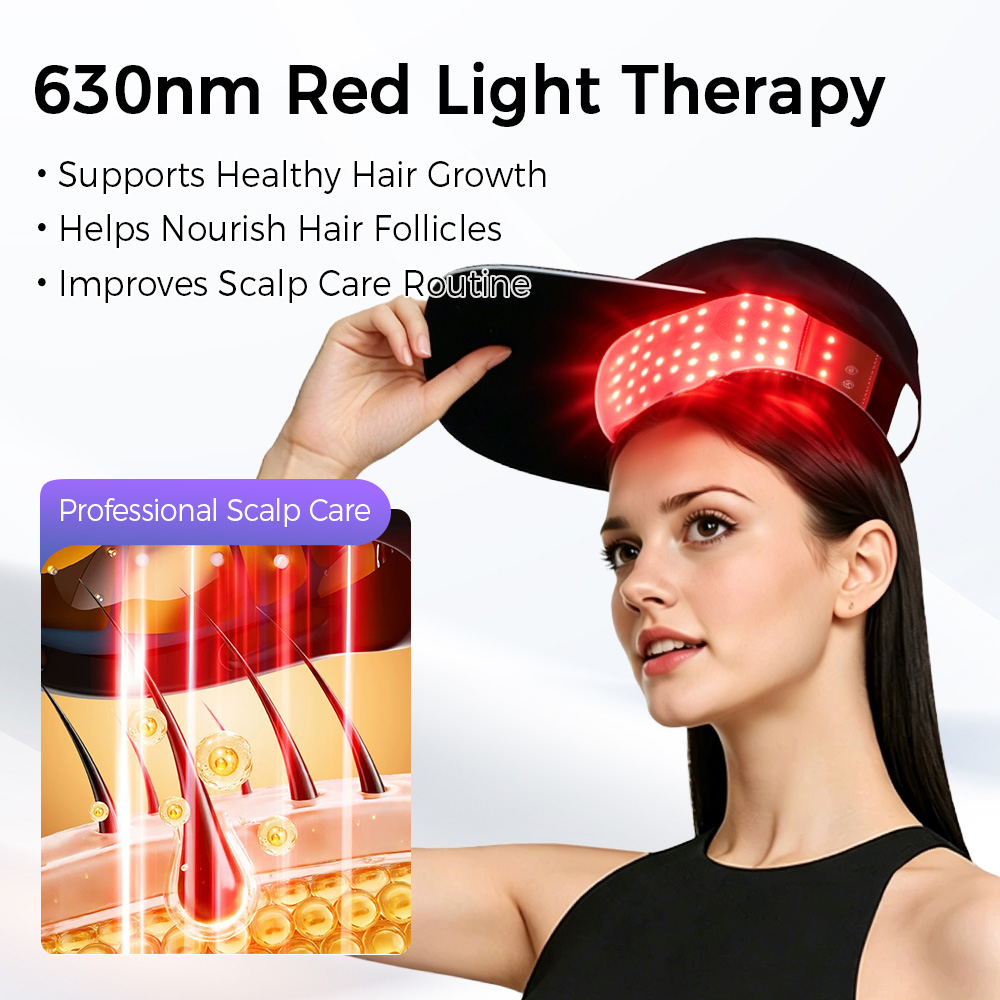 LED-Haarwuchskappe mit Rot-Bla – Hair Care Vegan Bewertung und Preis