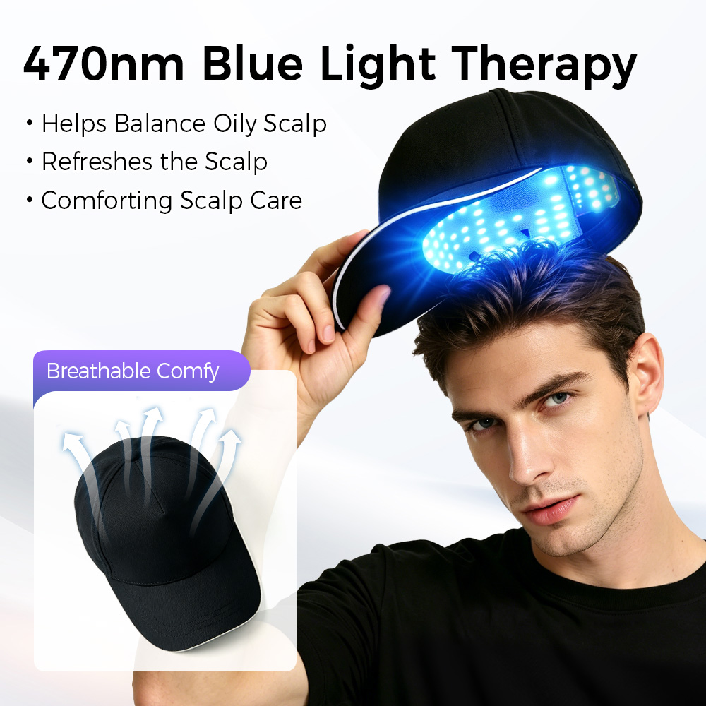 LED-Haarwuchskappe mit Rot-Bla – Hair Care Vegan Bewertung und Preis