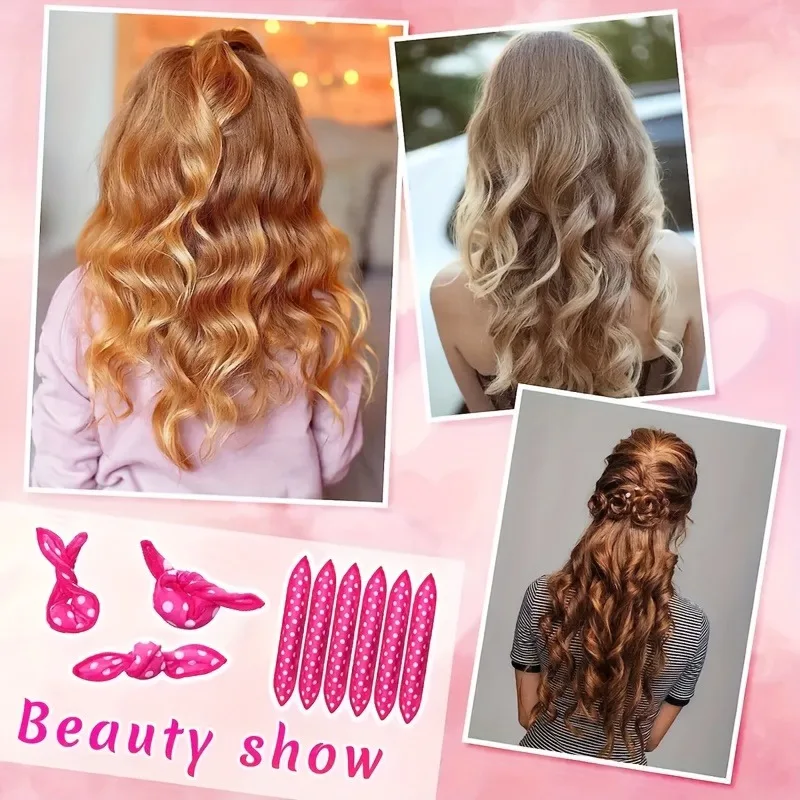 11-teiliges Lockenwickler-Set, – Satin Hair Bonnet Bewertung und Preis
