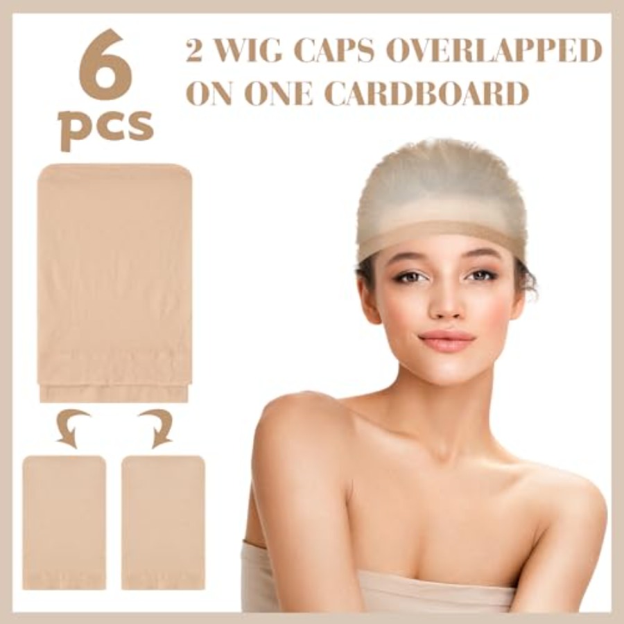 6 Stück Perückenkappen für Fra – Wig Cap Stocking Bewertung und Preis